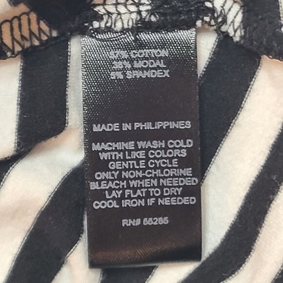 Express Black White Striped Halter Dress Size XS - Picture 4 of 14